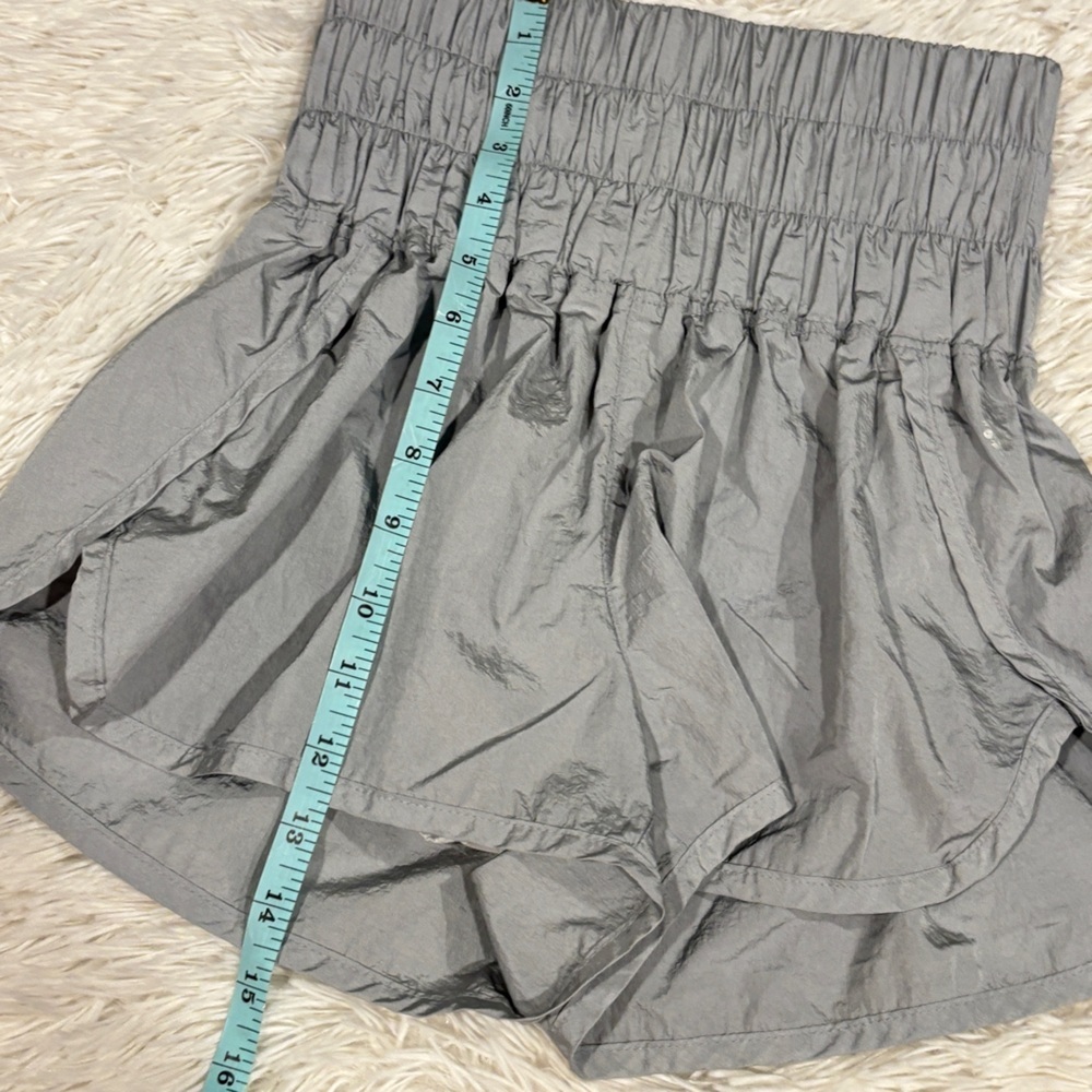 Free People Light Gray Athletic Shorts - Picture 4 of 12